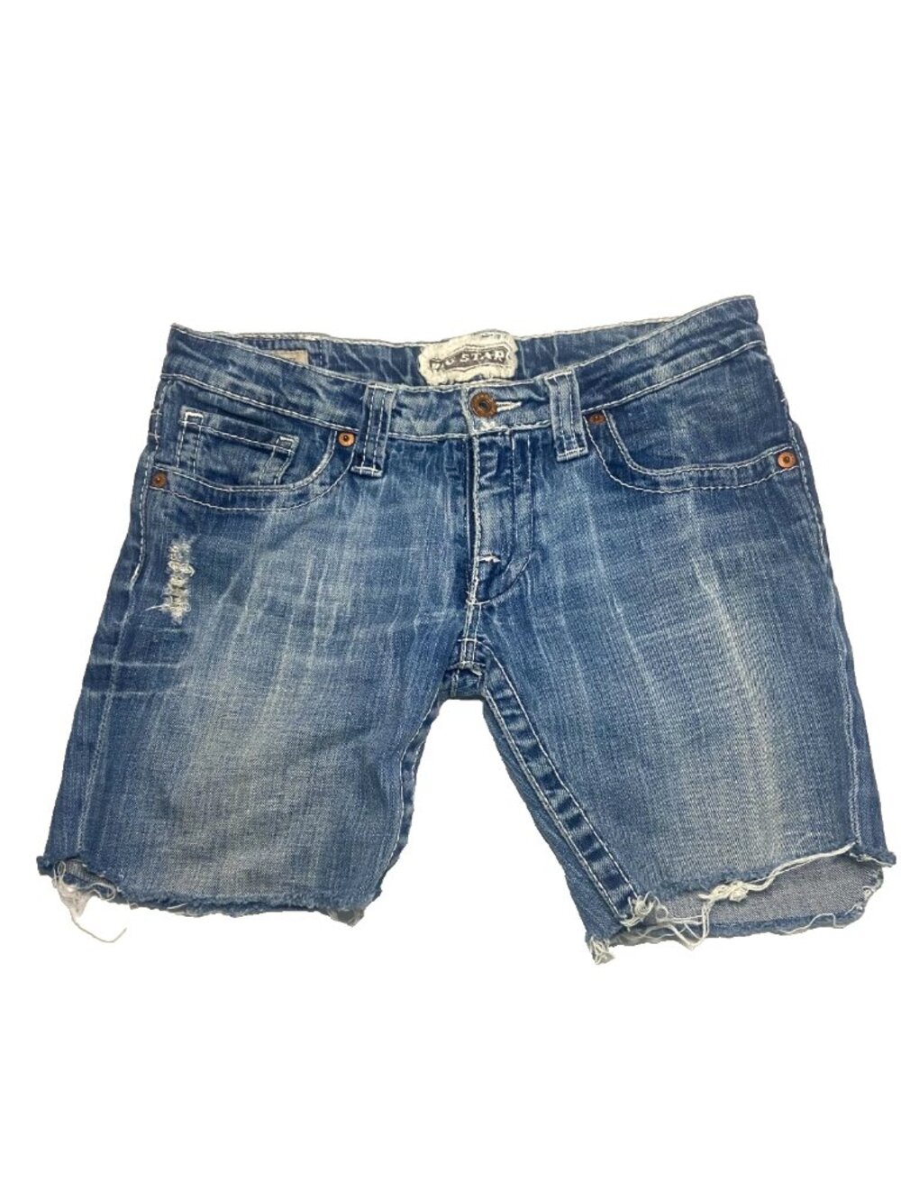 Big Star Denim Shorts Casey Size 27R Y2K Cutoff Western Festival Concert